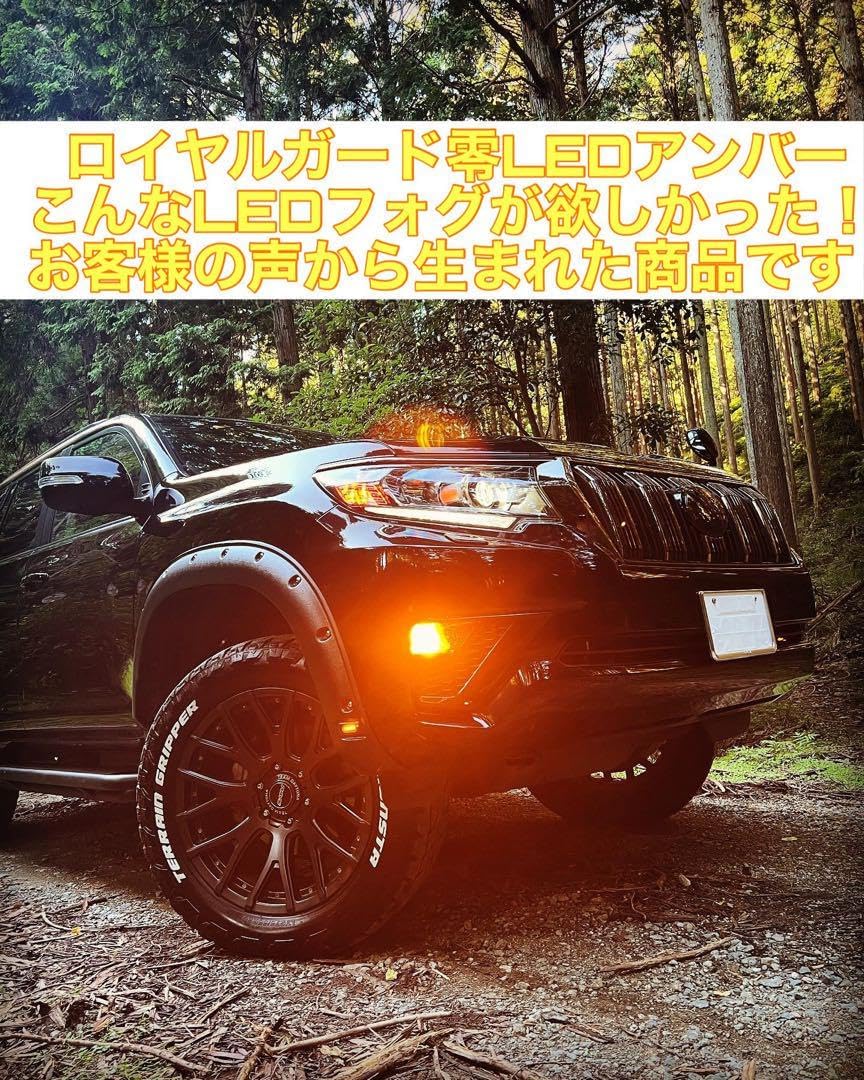 アンバー LEDフォグ ロイヤルガード零 H8 H11 H16 HB4 ROYAL GUARD